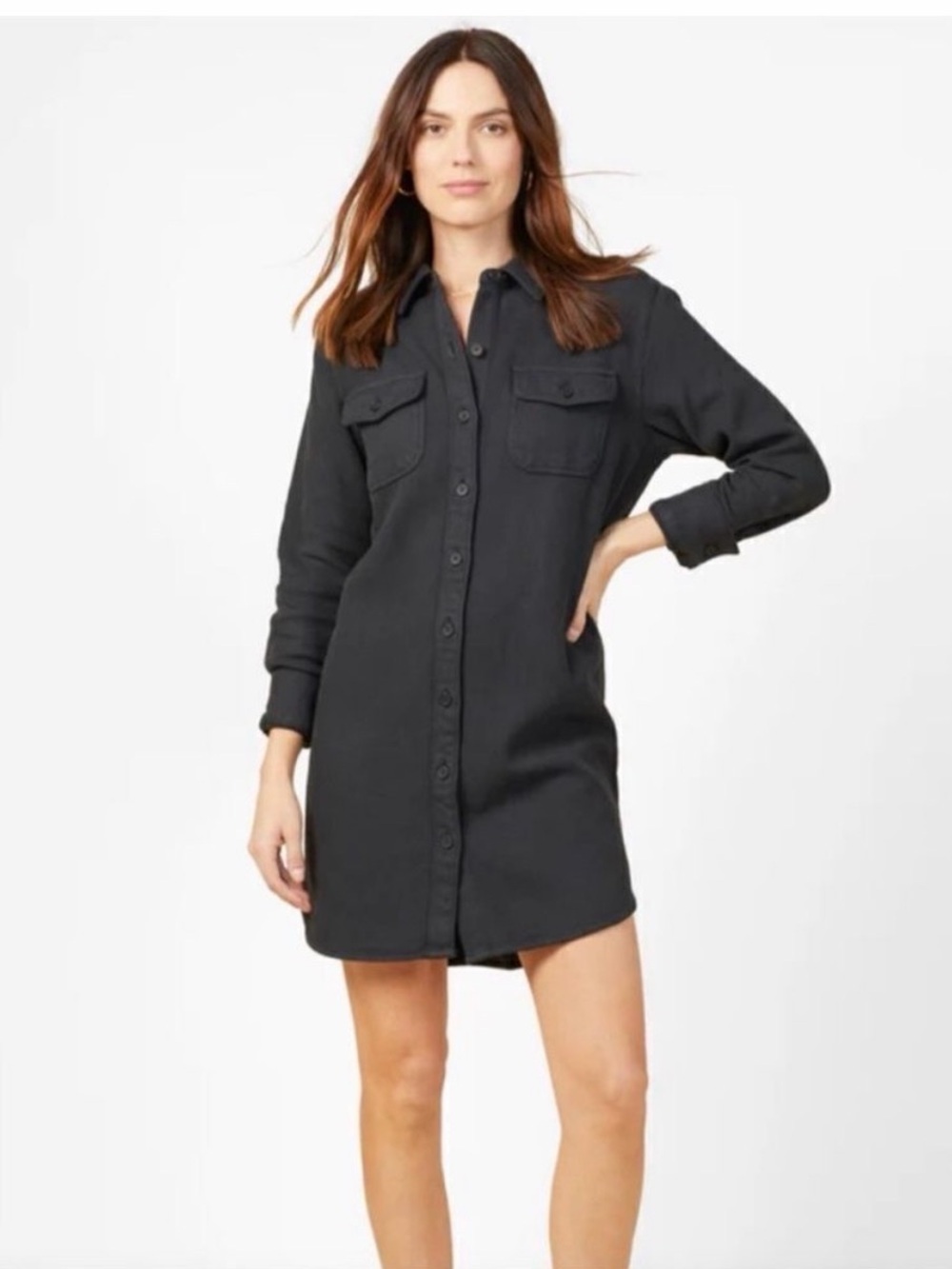 NWT Outerknown Chroma Blanket Shirt Dress